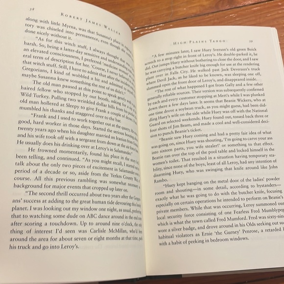 NWT 2005 Robert James Waller’s High Plains Tango hardcover book with dust cover - Picture 8 of 12